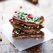 Saltine Toffee - simple, salty, and sweet. Perfect last-minute Christmas treat! | pinchofyum.com