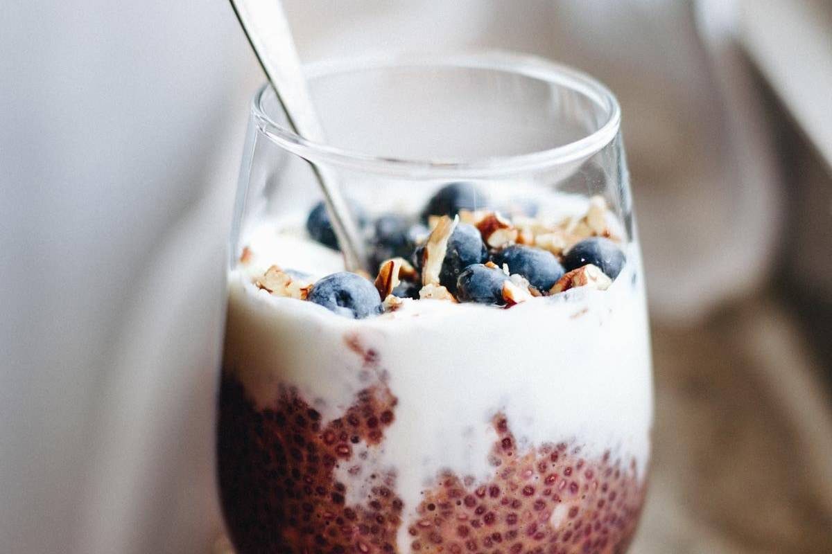 Berry Chia Overnight Oats.