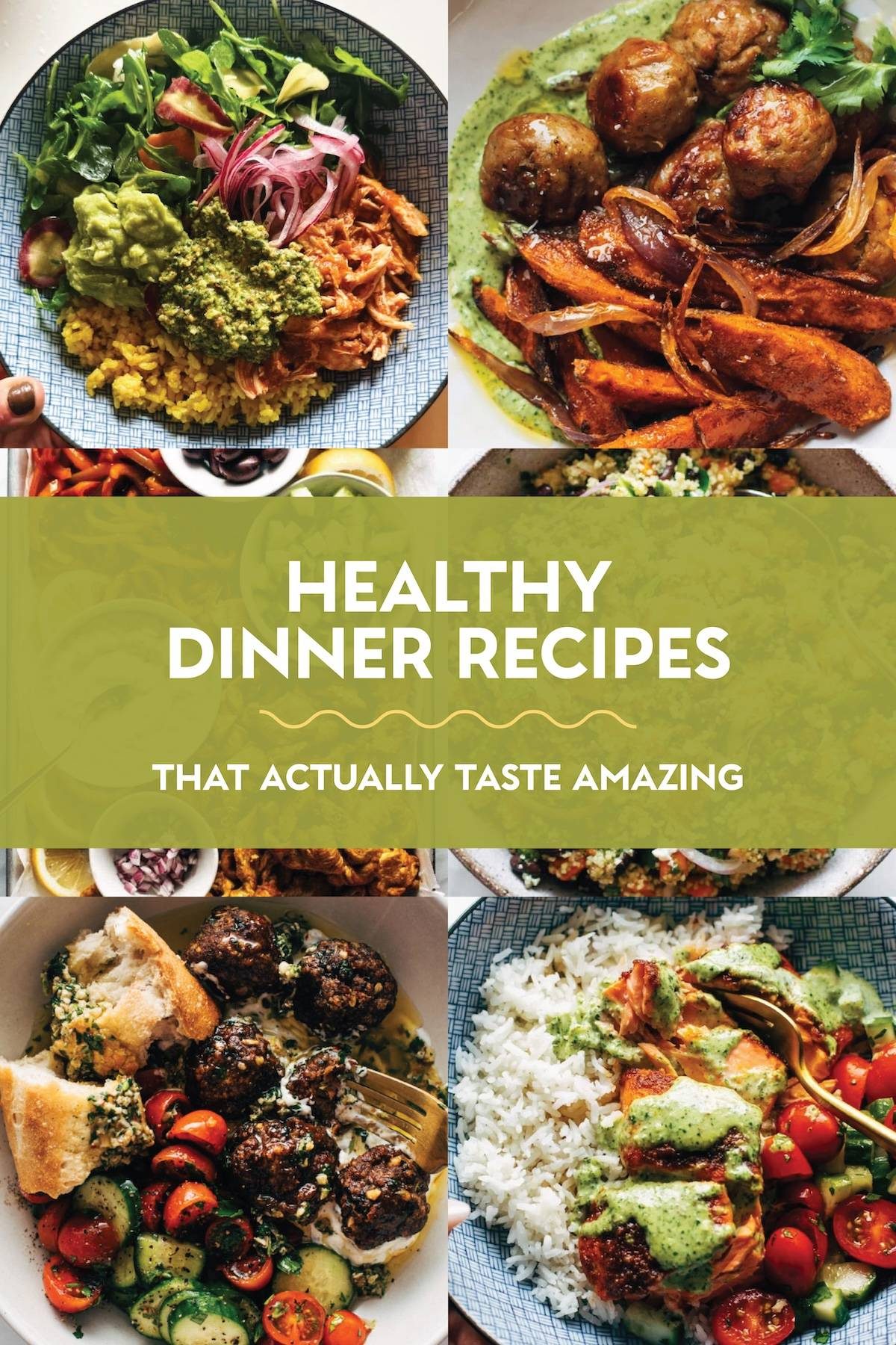 Healthy dinner recipes that actually taste amazing. 