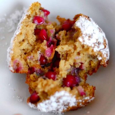 A picture of Pomegranate Orange Muffins
